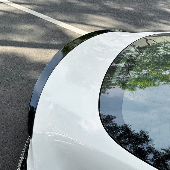 Tesla modell 3 blank svart spoiler