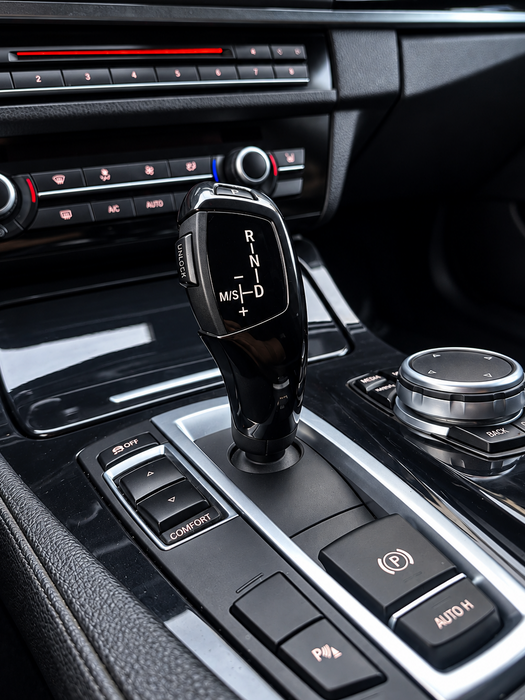 Växelknoppskydd för bmw blank svart