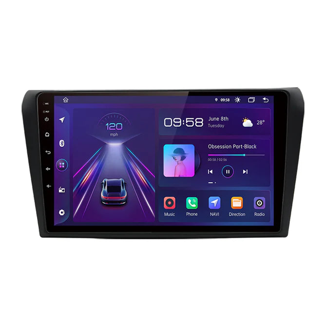 9'' Mazda 3 2004-2009 Android-radio