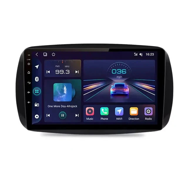 9'' Android multimedia peksystem för Mercedes Benz Smart 2016