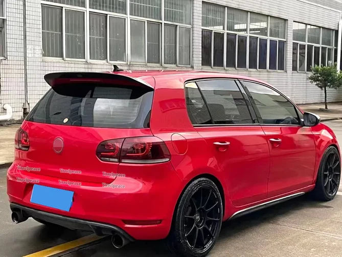 Bakspoiler till Volkswagen Golf 6 blank svart