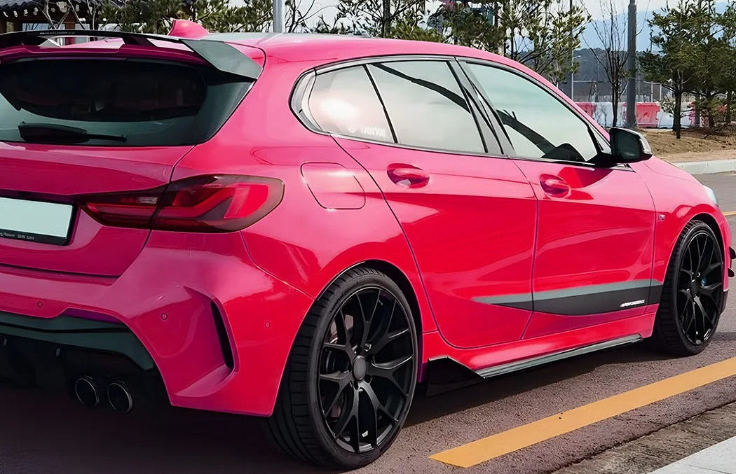 Sideskørter til BMW 1 Serie F40 M Sport (2019-2022) - Blank Sort