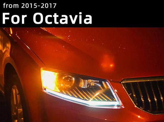 Skoda Octavia LED-strålkastare 