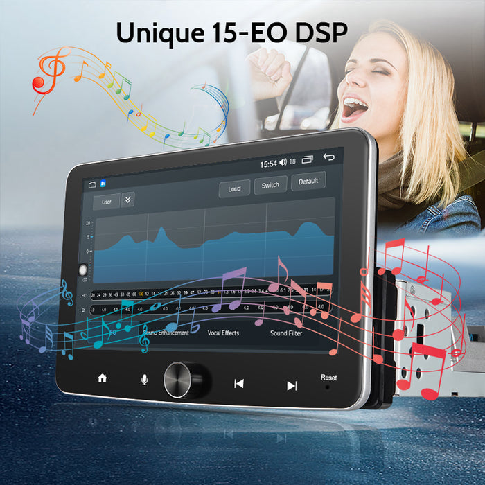 7'' 1-DIN Universal Android skærm, med Apple Carplay & Android Auto