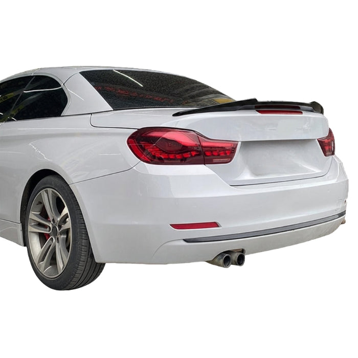 Bagspoiler til BMW 4-serie Cabriolet F33 (2013-2020) M4-Style - Blank Sort