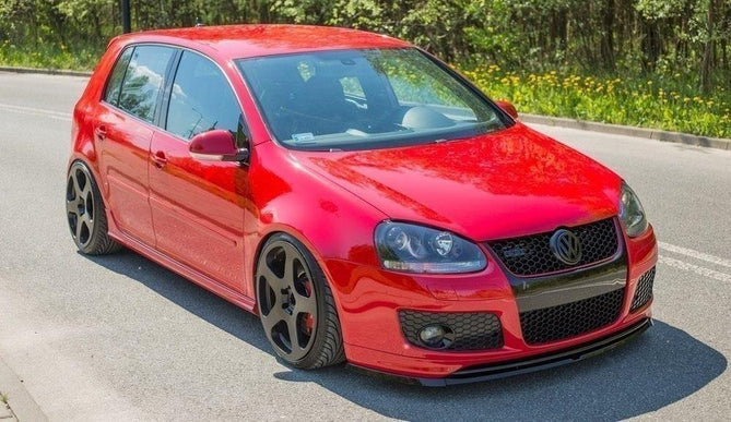 Volkswagen Golf 5 GTI främre splitter blank svart