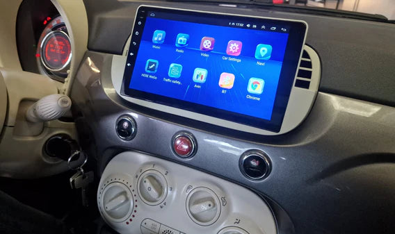 9'' Fiat 500 Android-radio