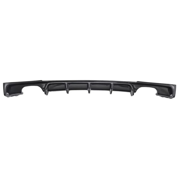 Diffuser til 3-serie F30/F31 M-Performance Style Dobbelt udgang -  Blank Sort