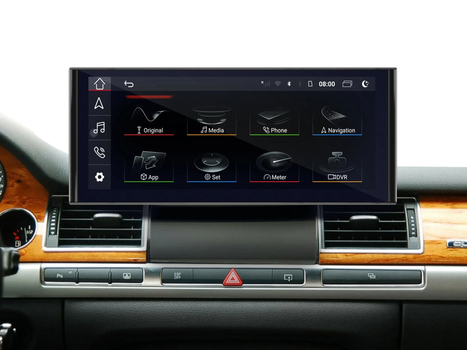 12.3 Android Touchskærm til Audi A8 / S8 D3 (2003-2008), med Apple Carplay & Android Auto
