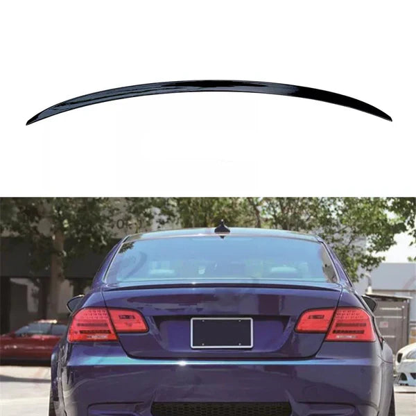 Bagspoiler til BMW 3-serie E92 Coupe 2006-2010 blank sort