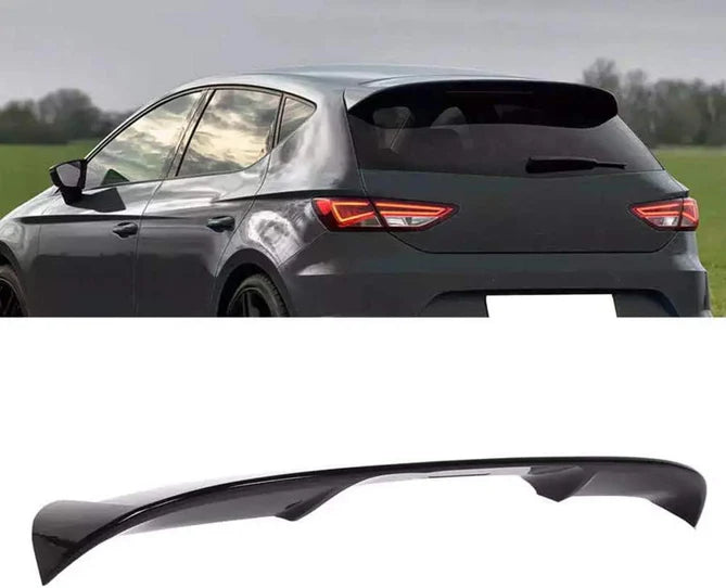 Bakspoiler till Seat Leon 5F blank svart